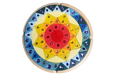 Large Sparkling Sun Mandala Puzzle