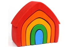 Rainbow Stacking House