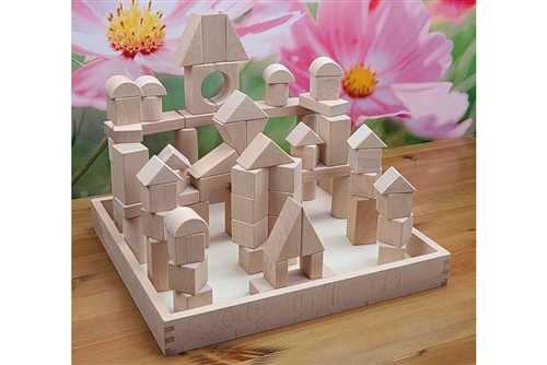 Montessori Wooden Toy IFITMONTESSORI Wood Blocks Animal Puzzle with Tray