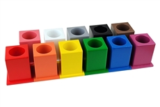 IFIT Montessori: Set of 11 Colored Pencil Holders