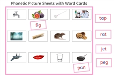 Pink Language Serie C - Picture Sheets & Labels
