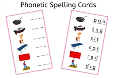 Pink Language Serie K - Spelling Cards