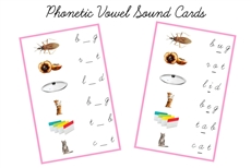 Pink Language Serie H - Vowel Sound Cards