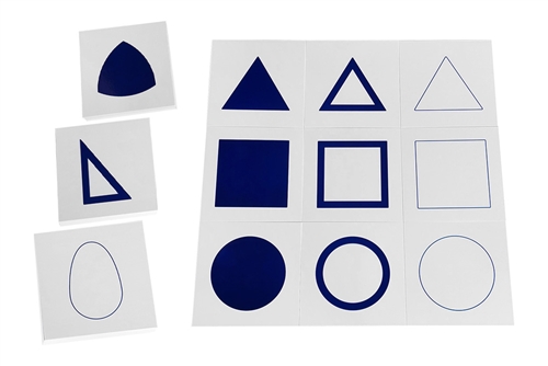 IFIT Montessori: Cards For Geometric Cabinet